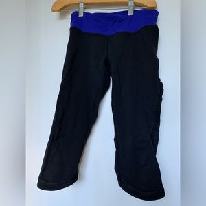 Lululemon cropped running tights
